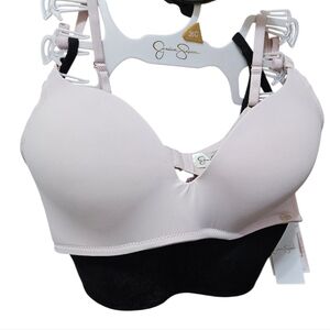 Jessica Simpson 3 Pack Wireless Bra Extra Comfort Womens NEW Size 36C